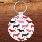 Lovely Bassets Schlüsselanhänger (Vorderseite)