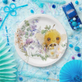 Lovely Bee 9'' Paper Tellers Pappteller (Party)