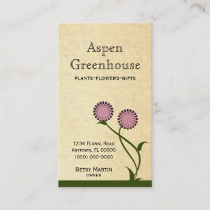 Lovely Blogs Business Card, Lavendel Visitenkarte