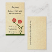 Lovely Blogs Business Card, Red Visitenkarte (Vorne/Hinten)