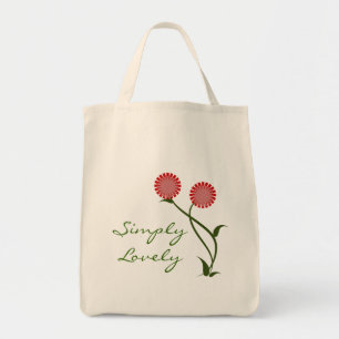 Lovely Blooms Bag, Red Tragetasche