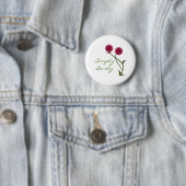 Lovely Blooms Button, Fuchsia Button (Beispiel)