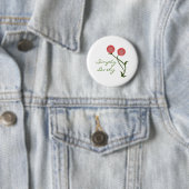 Lovely Blooms Button, Red Button (Beispiel)