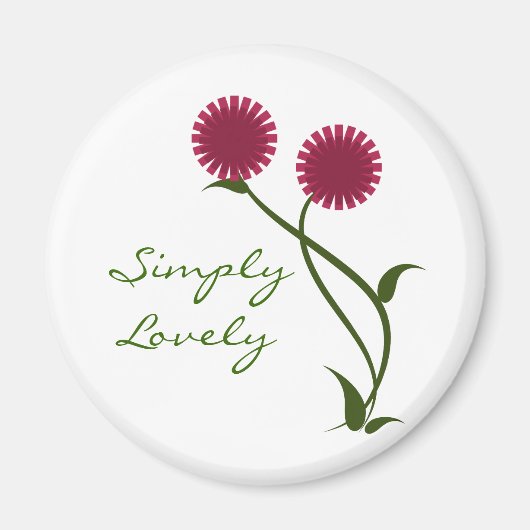 Lovely Blooms Magnet, Fuchsia Magnet (Vorne)