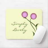 Lovely Blooms Mousepad, Lavender Mousepad (Mit Mouse)
