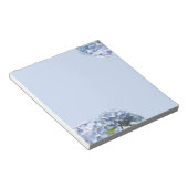 Lovely Blue Hydrangeas Notepad Notizblock (angewinkelt)
