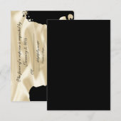 Lovely Brides Custom RSVP Cards Karte (Vorne/Hinten)