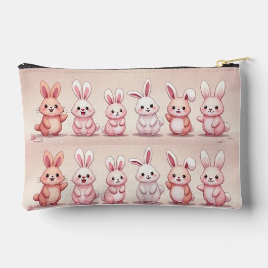 Lovely Bunnies Zubehörtasche (Rückseite)