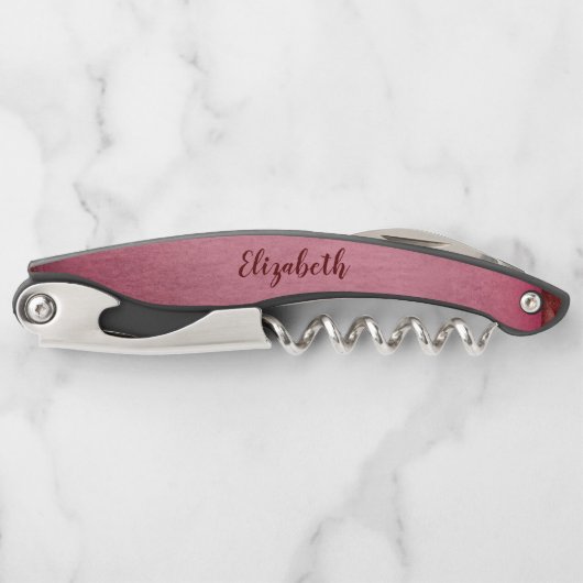 Lovely Burgundy Kellnermesser (Vorderseite)