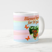 LOVELY BUTTERFLY 90. GEBURTSTAG PRAYER TASSE (Vorderseite Rechts)