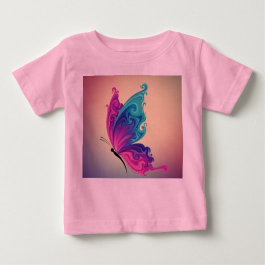 Lovely Butterfly Baby T-shirt (Vorderseite)