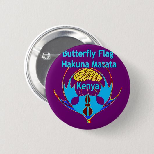 Lovely Butterfly Button (Vorne & Hinten)