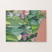 Lovely Cactus Garden Puzzle (Horizontal)