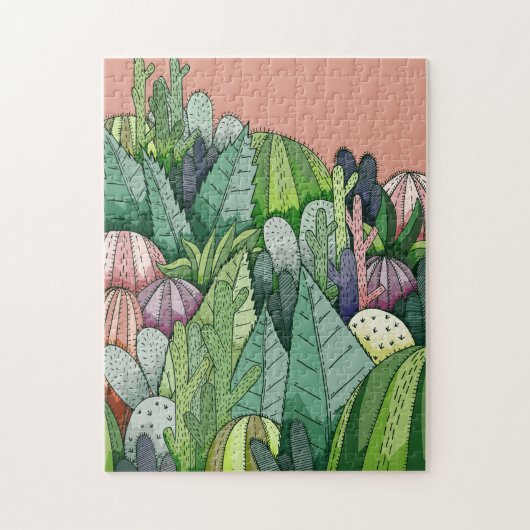 Lovely Cactus Garden Puzzle (Vertikal)