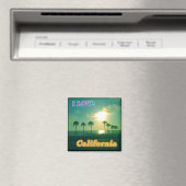 "Lovely California 1" Magnet (In Situ (Geschirrspüler))