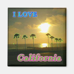 "Lovely California 2" Magnet