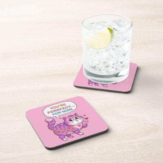 Lovely cat getränkeuntersetzer (Rechte Seite)