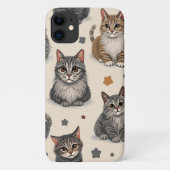 Lovely Cats Case-Mate iPhone Hülle (Rückseite)