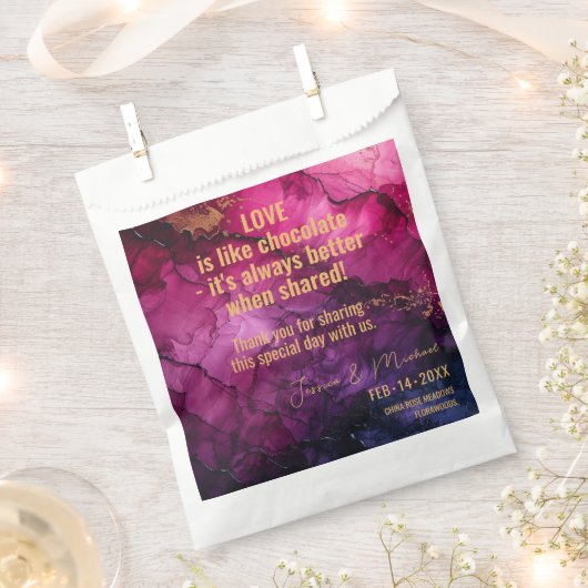 Lovely Celestial Elegance Marble Symphony Geschenktütchen (Ausgeschnitten)