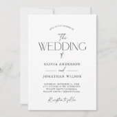 Lovely Couple Script Einladung (Vorderseite)