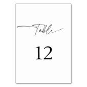 Lovely Couple Script Tischnummer (Vorderseite)