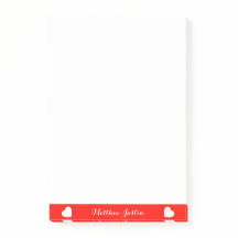 Lovely Custom Text Post-it Notes 4 x 6 inch