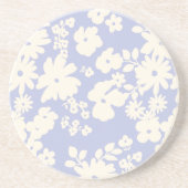 Lovely Daisies Pattern Custom Background Colors  Getränkeuntersetzer (Vorne)