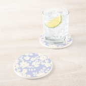 Lovely Daisies Pattern Custom Background Colors  Getränkeuntersetzer (Seite)