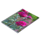 Lovely Deep Pink Garden Peongs Notizblock (Linke Seite)