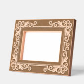 Lovely Etched Wooden Frame Engraved Frames Geätzte Rahmen (Links)