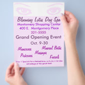 Lovely Eyes Business Flyer (Hand)