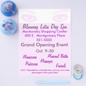 Lovely Eyes Business Flyer (Einzeln)