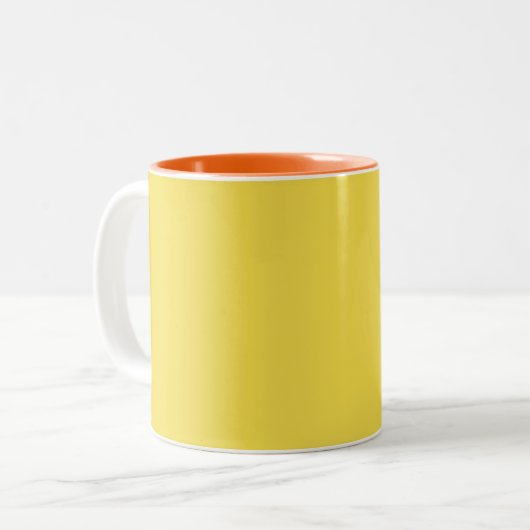 Lovely Fall Pumpkin Zweifarbige Tasse (Vorderseite Links)