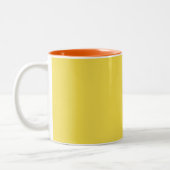 Lovely Fall Pumpkin Zweifarbige Tasse (Links)