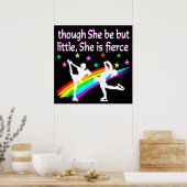 LOVELY FIGURE SKATER DUO DESIGN POSTER (Küche)