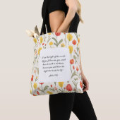 Lovely Floral John 8:12 Tote Bag Tasche (Von Nahem)