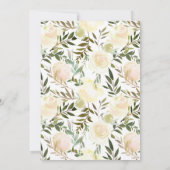 Lovely Florals | Wasserfarbene individuelle Tafelk (Rückseite)