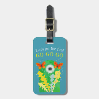 lovely flower tag -dandelion-ラゲッジタグ gepäckanhänger