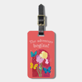 lovely flower tag -iris- gepäckanhänger
