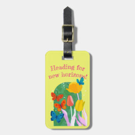 lovely flower tag -tulip- gepäckanhänger