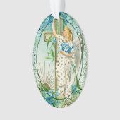 Lovely Forget Me Not Angel  Ornament (Vorderseite)