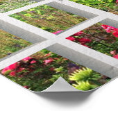 LOVELY GARDEN ANSICHT AUF OZEAN COVE POSTER (Ecke)