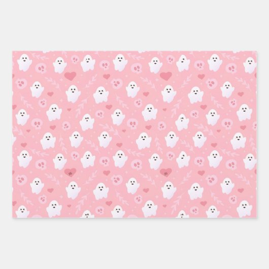 LOVELY GHOSTS GESCHENKPAPIER SET (Vorderseite 3)