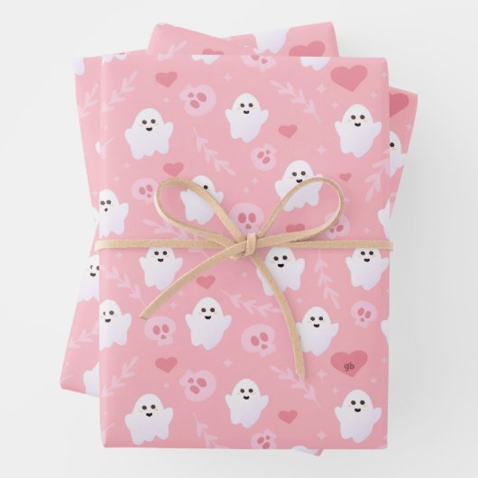 LOVELY GHOSTS GESCHENKPAPIER SET (Beispiel)