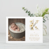 Lovely Gold K Initial with Romantic Floral Design (Stehend Vorderseite)