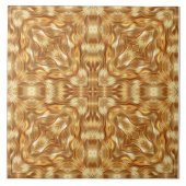 Lovely golden abstract pattern fliese (Vorderseite)
