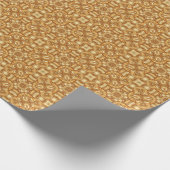 Lovely golden abstract pattern geschenkpapier (Ecke)