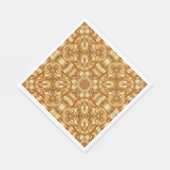 Lovely golden abstract pattern serviette (Ecke)