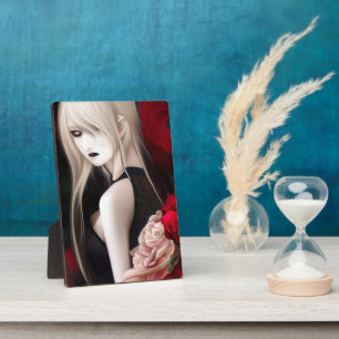 Lovely Goth Elf Girl Fotoplatte