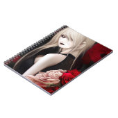 Lovely Goth Elf Girl Notizblock (Linke Seite)